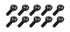Allstar Performance Pro Rod End LH Moly PTFE Lined 3/4 10pk