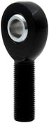 Allstar Performance Alum Rod End LH Male Black 1/2ID x 5/8Thread