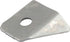 Allstar Performance Body Brace Tabs Flat Mount 25pk 3/8in Hole