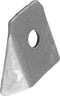 Allstar Performance Body Brace Tabs Flat Mount 4pk 3/8in Hole