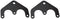 Allstar Performance QC Lift Bar Brackets Steel Upper 5/8in Hole
