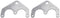 Allstar Performance QC Lift Bar Brackets Alum Upper 3/4in Hole