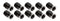 Allstar Performance QC Cover Nuts Short Black 10pk
