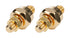Allstar Performance Gold Side Post Terminal 1pr