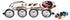 Allstar Performance Oil Pressure /Water Temperature /Oil Temperature /Fuel Pressure Gauge Kit ALL80083