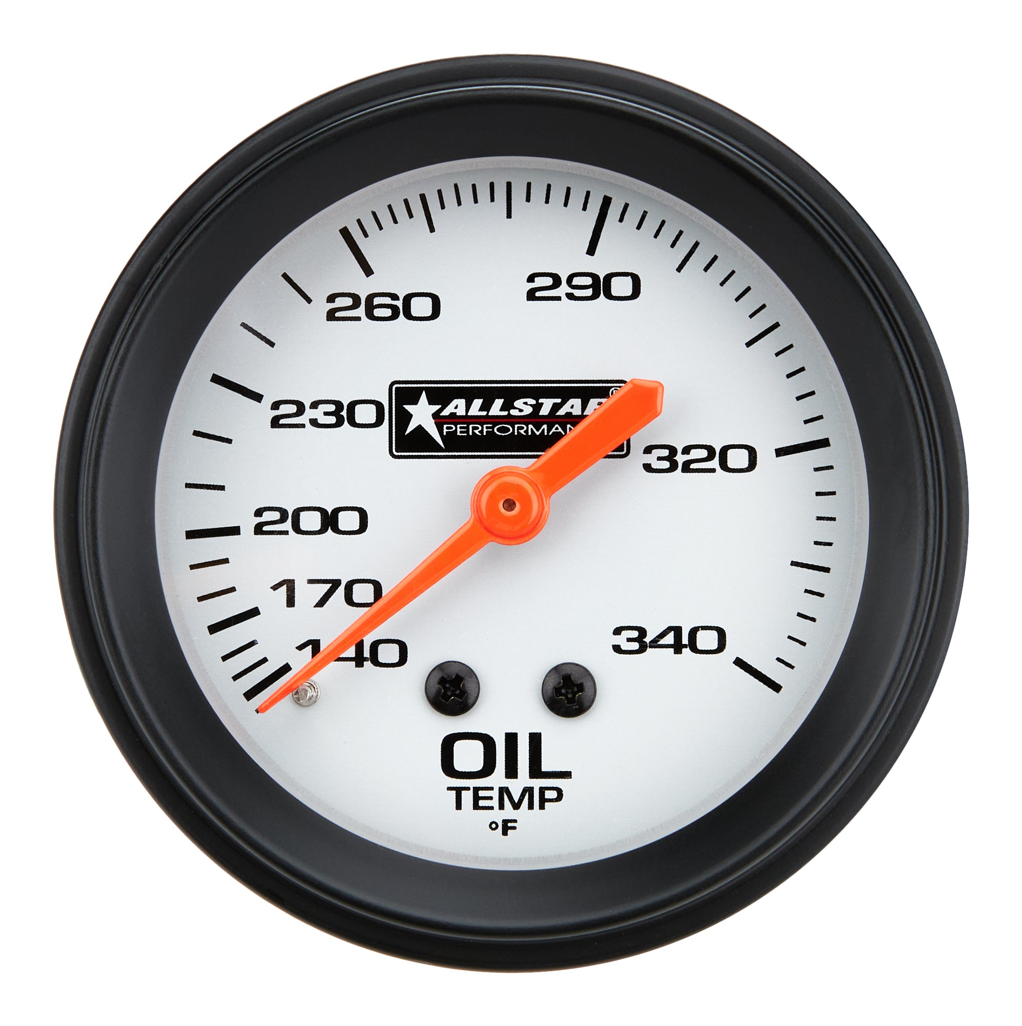 Allstar Performance ALL Oil Temp Gauge 140-340F 2-5/8in ALL80097