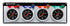 Allstar Performance 4 Gauge Panel A/M OP/WT/OT/FP Sport-Comp ALL80114