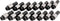 Allstar Performance Rocker Arm Nut Kit SBC 3/8 16pcs