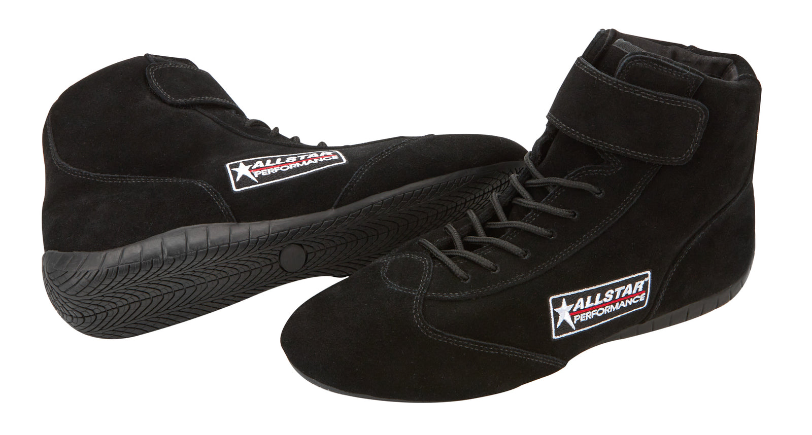 Allstar Performance Black Mid-Top Racing Shoes Size 11.0 SFI 3.3/5 ALL919110