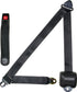Allstar Performance Three-point Retractable Seat Belt Charcoal ALL98117