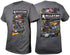 Allstar Performance T-Shirt Dark Gray Circle Track XX-Large ALL99901XXL