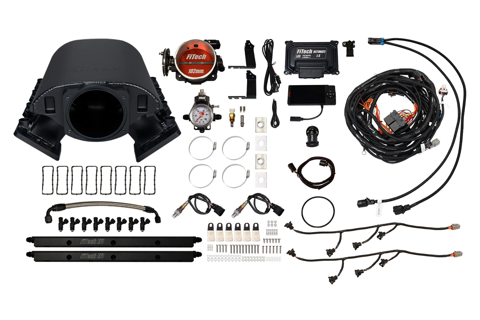 FiTECH FUEL INJECTION Ultimate Rebel LS 750HP EFI System w/Trans Cont 70091