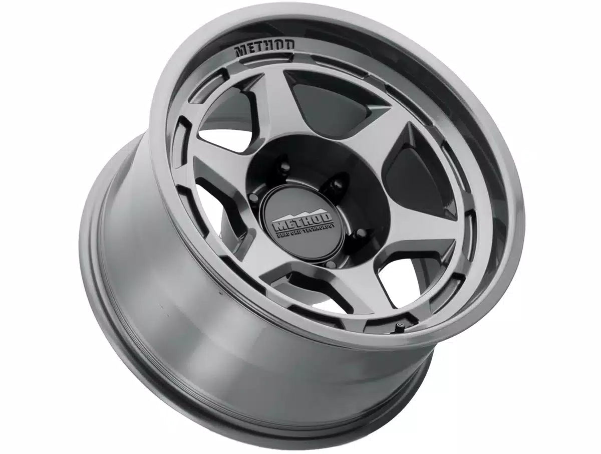 Method MR708 Bead Grip 17x8.5 0mm Offset 6x5.5 106.25mm Centerbore - Gloss Titanium