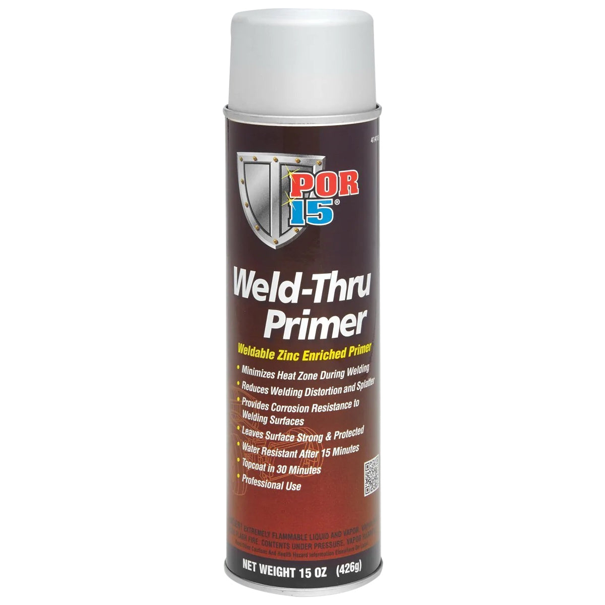 POR-15 Light Gray Weld-Thru Primer, Zinc Enriched (15 Oz.) Aerosol 41418