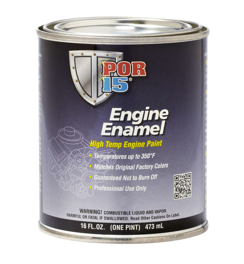 POR-15 Engine Enamel High Temperature Engine Paint - White (1 Pint) 42238