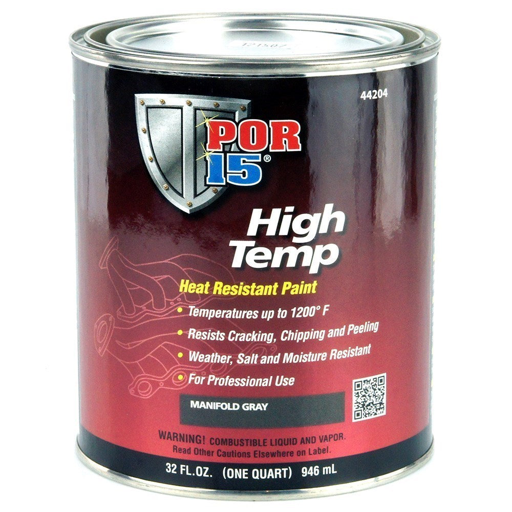 POR-15 High Temperature Factory Gray Paint (1 Quart) 44204