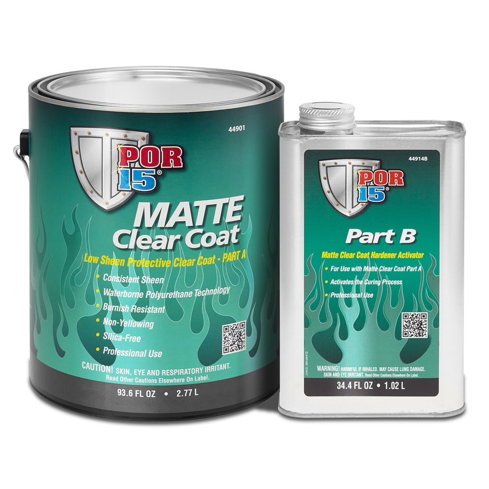 POR-15 Matte Clear Coat Kit (1 Gallon) 44901