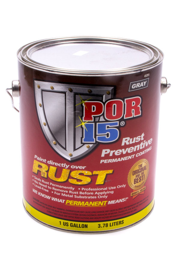 POR-15 Rust Preventive Permanent Coating Gray Paint (1 Pint) 45201