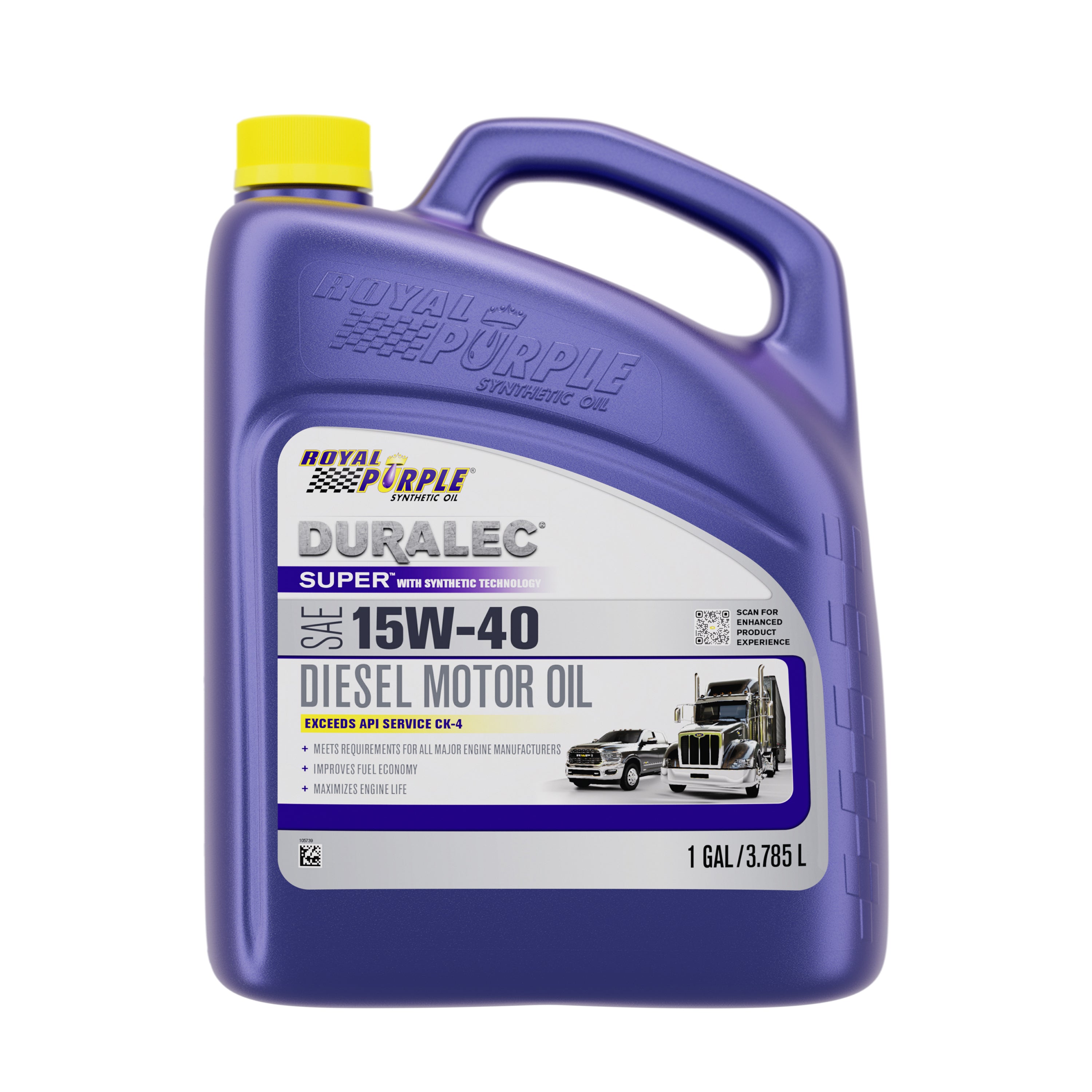 Royal Purple Duralec Super 15w40 Oil 1 Gallon