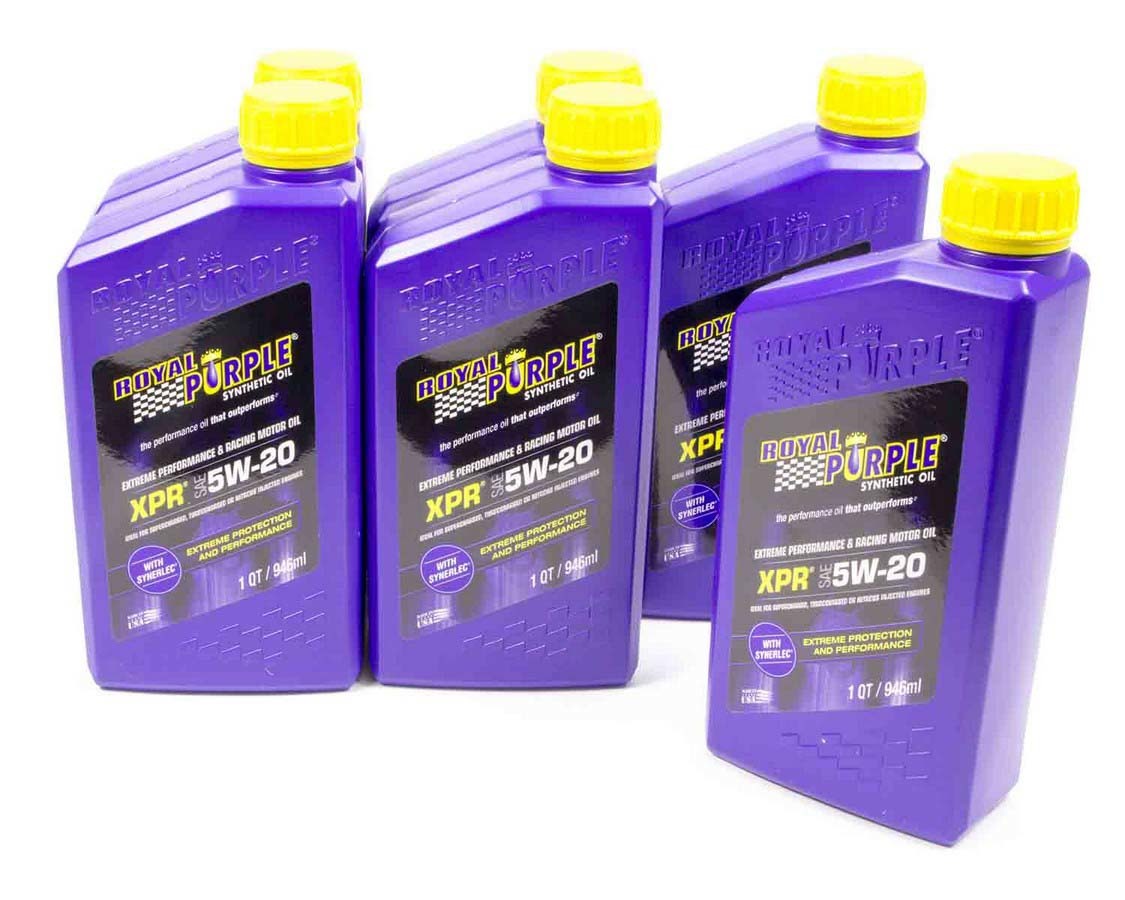 Royal Purple 5w20 XPR Racing Oil Case 6x1 Quart