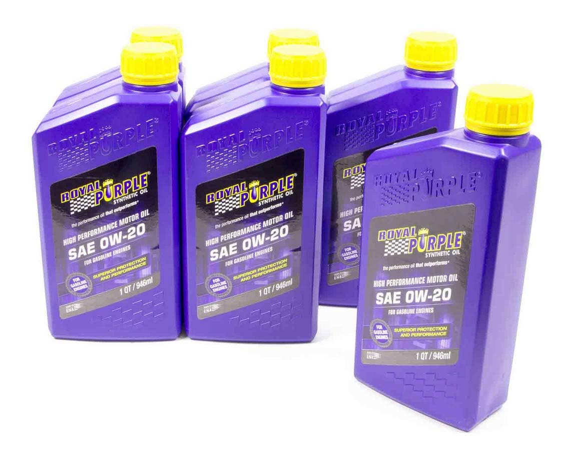 Royal Purple 0w20 Multi-Grade SAE Oil Case 6x1 Quart