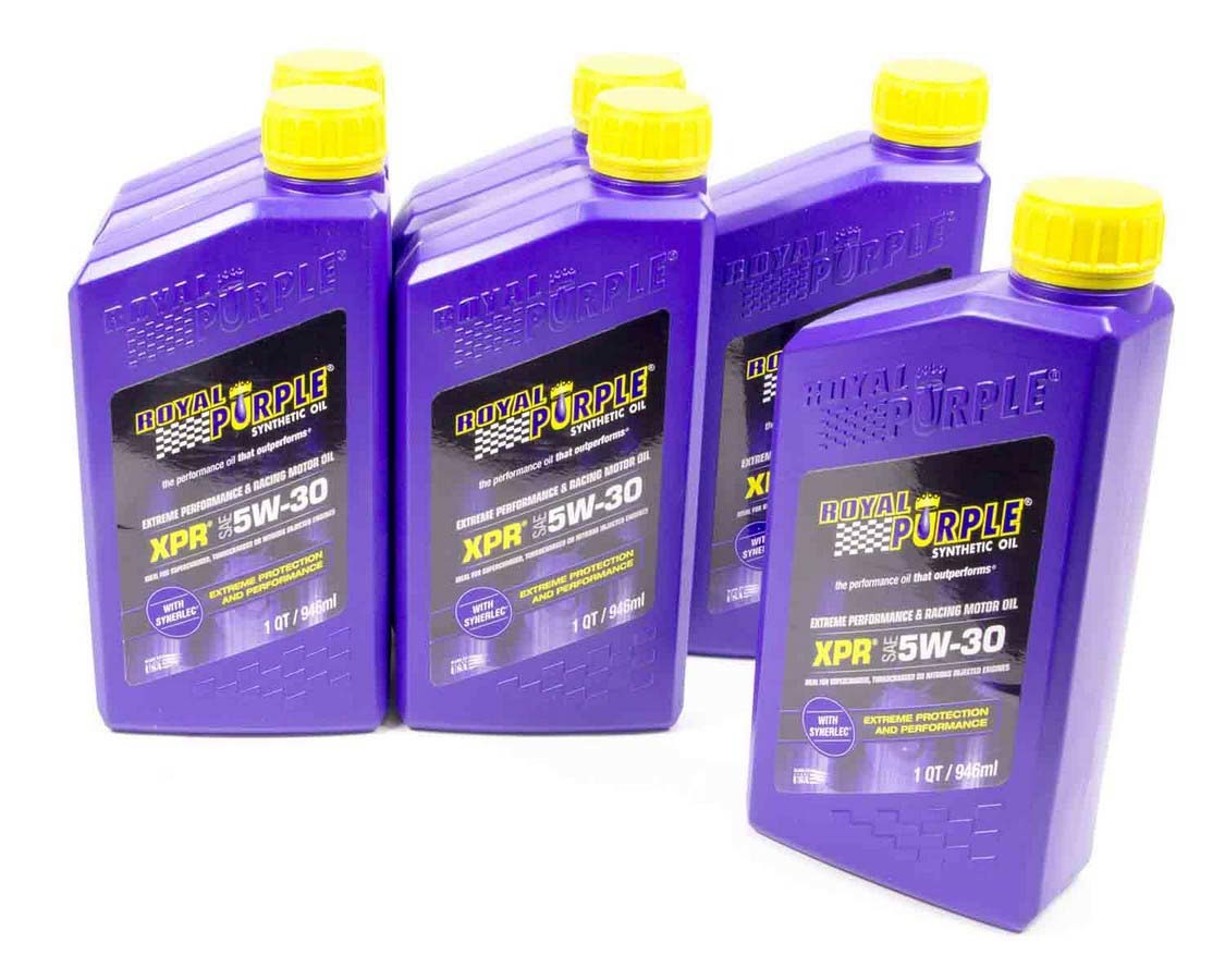 Royal Purple 5w30 XPR Racing Oil case 6x1qt Bottles