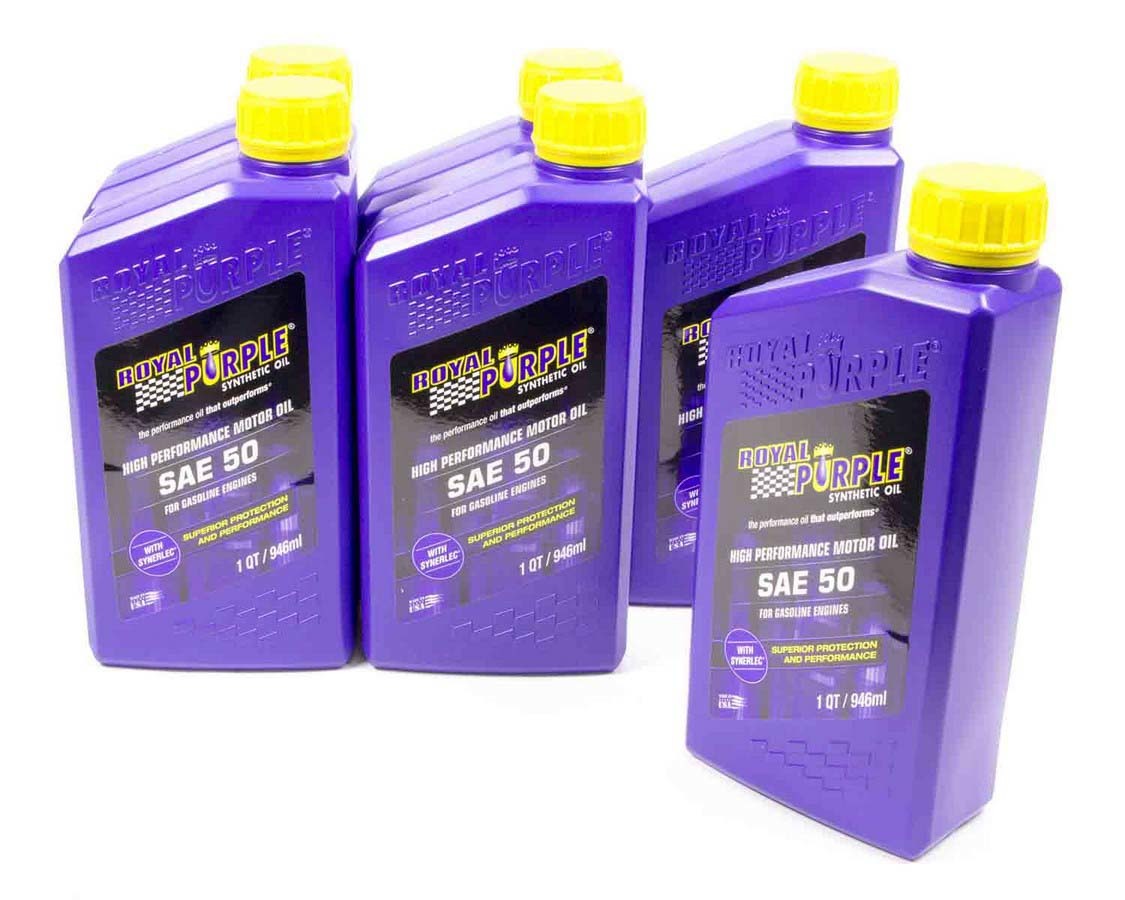 Royal Purple SAE 50 Engine Oil Case 6x1 Quart