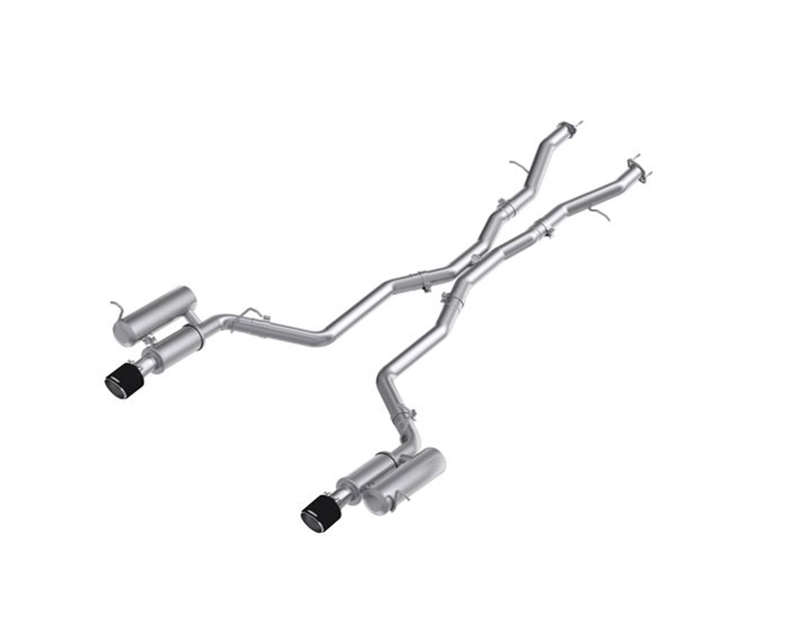 MBRP 2011+ Dodge Durango T304SS 3.0in Cat-Back Dual Rear Exit Exhaust w/ Carbon Fiber Tips
