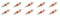 Valve Stem Core Steel Set of 10