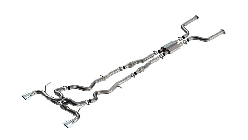 Borla 16-24 Infinity Q50 (Auto V6) ATAK Cat Back - 4.5in Chrome Tip