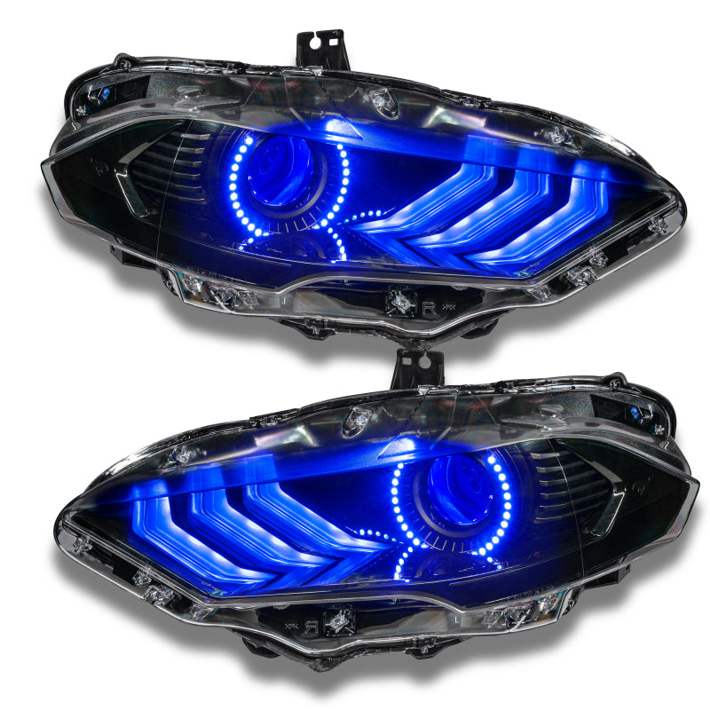 Oracle 18-21 Ford Mustang Dynamic DRL w/ Halo Kit & Sequential Turn Signal - ColorSHIFT SEE WARRANTY