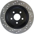 StopTech 03-09 Chrysler PTCruiser Tur / 03-05 Dodge Neon SRT-4 Rear Left Slotted & Drilled Rotor