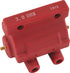 Twin Power 85-03 Big Twin and XL Ignition Coil Red Replaces H-D 31614-83A 3 Ohm Original Style