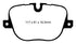 EBC 10-12 Land Rover Range Rover 5.0 Supercharged Greenstuff Rear Brake Pads