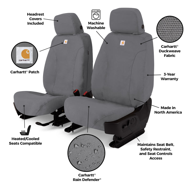 Covercraft 24-26 Jeep Wrangler Fr Buckets Carhartt SeatSaver Custom Front Row Seat Cover