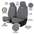 Covercraft 24-25 Toyota Tacoma Carhartt SeatSaver Custom Seat Cover - Gravel