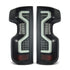 AlphaRex 19-23 Chevrolet Silverado 1500/2500HD/3500HD PRO-Series LED Tail Lights Jet Black