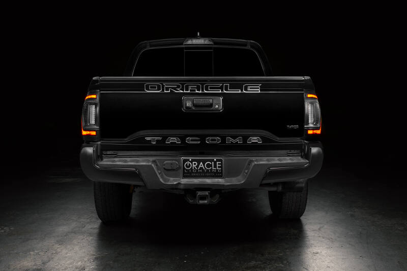 Oracle Lighting 16-23 Gen 3 Toyota Tacoma Black Series Flush Style LED Tail Lights SEE WARRANTY