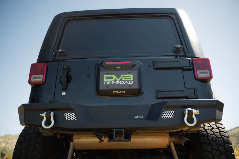 DV8 Offroad Spare Tire Delete for 07-18 Jeep Wrangler JK - TSJK-01