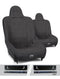 PRP Premier High Back Suspension Seats Kit for 97-02 Jeep Wrangler TJ (Pair) - Gray