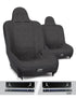 PRP Premier High Back Suspension Seats Kit for 97-02 Jeep Wrangler TJ (Pair) - Gray