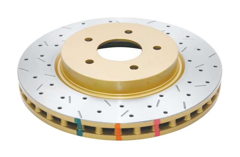 DBA 8/98+ Nissan Skyline R34 GTT Front Crossdrilled Slotted 4000 Series Rotor