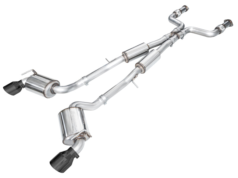 AWE Tuning Touring Edition Catback Exhaust System w/Diamond Black Tips for Nissan Z RZ34 RWD 3015-33400