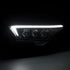 AlphaRex 2023+ Toyota Tacoma NOVA-Series LED Proj Headlights Black w/Actv Light & Seq. Sig + DRL