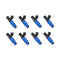 Injector Dynamics 1300cc High Impedance Injector - 60mm Length - 14mm Blue Bottom - Set of 8