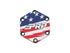 PRP Steering Wheel Center Cap - New Glory Stars and Stripes