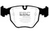 EBC 00-04 BMW M5 5.0 (E39) Yellowstuff Front Brake Pads