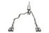 Corsa 19-23 Chevrolet Silverado 1500 5.3L 147.5in Wheel Base Cat-Back Dual Rear 4in Polish Tips