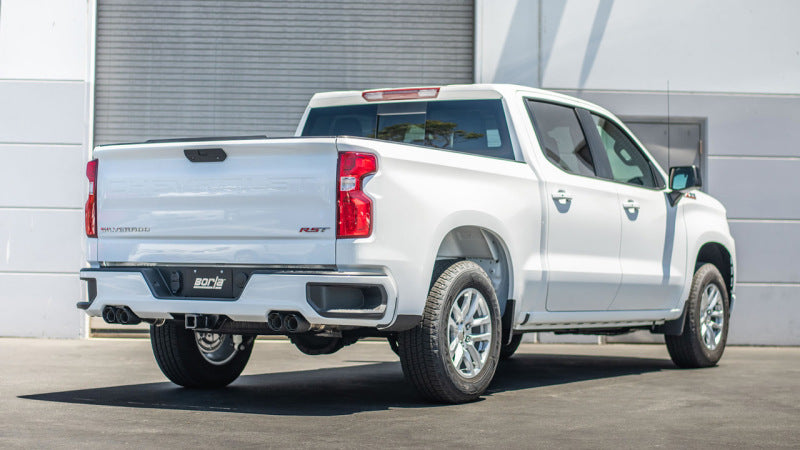 Borla Touring Catback Exhaust for 2024 Chevy Silverado 1500 6.2L V8 - CF Black