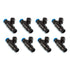 Injector Dynamics 1750-XDS - Dodge 300C SRT-8 6.4L 14mm (Black) BOTTOM Adaptor - Set of 8